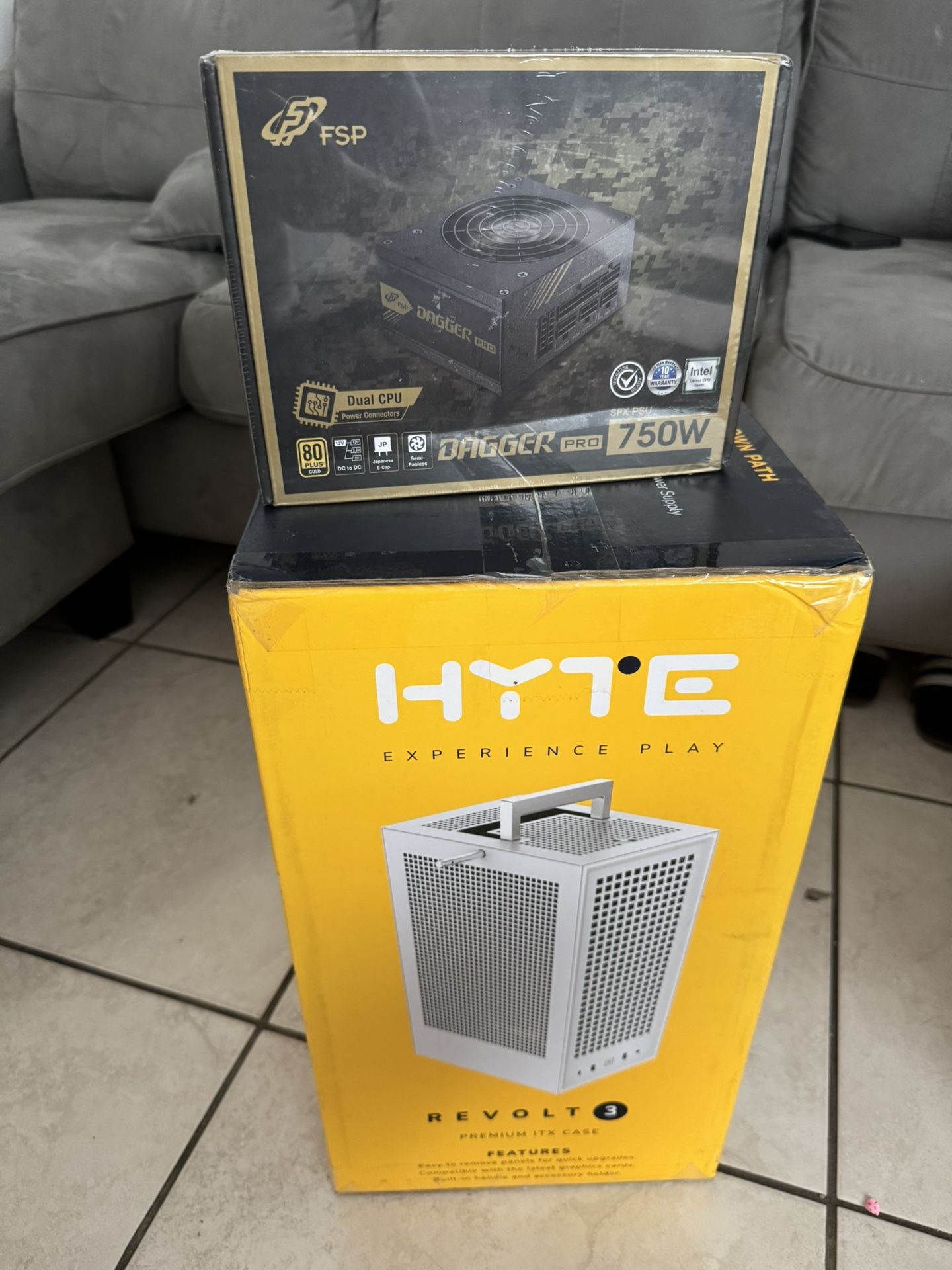 Chasis and PSU ITX new sealed