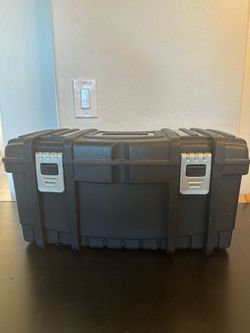 Husky Heavy Duty Tool Box Portable With Removable Organizer Tray