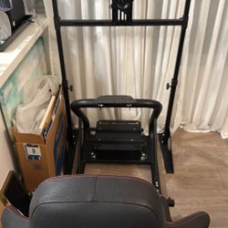 GT Omega Titan cockpit + RS9 Seat + GT Omega Portable Monitor Stand