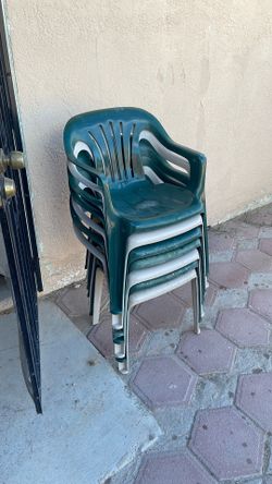 Plastic chairs