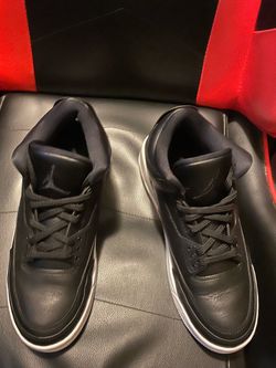 Jordan retro 3 black white sz8.5 men