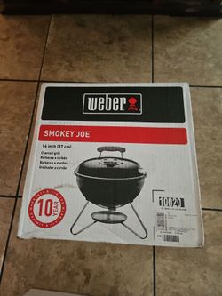 Smokey joe fourteen inch weber charcoal grill