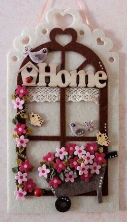 Felt wall decor