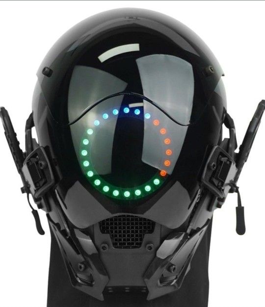 Techwear Helmet for Halloween, Cosplay and Music Festivals