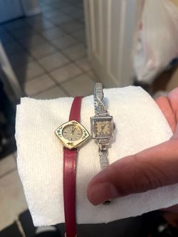 Birks 10k gold, Longines 14k white gold antique womens watch
