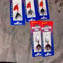 Rostertail Orange With Black Spots Red With Silver With Black Spots 