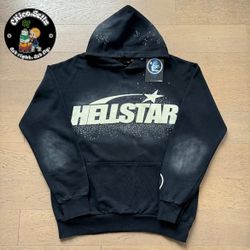 Hellstar hoodie black with some vvs