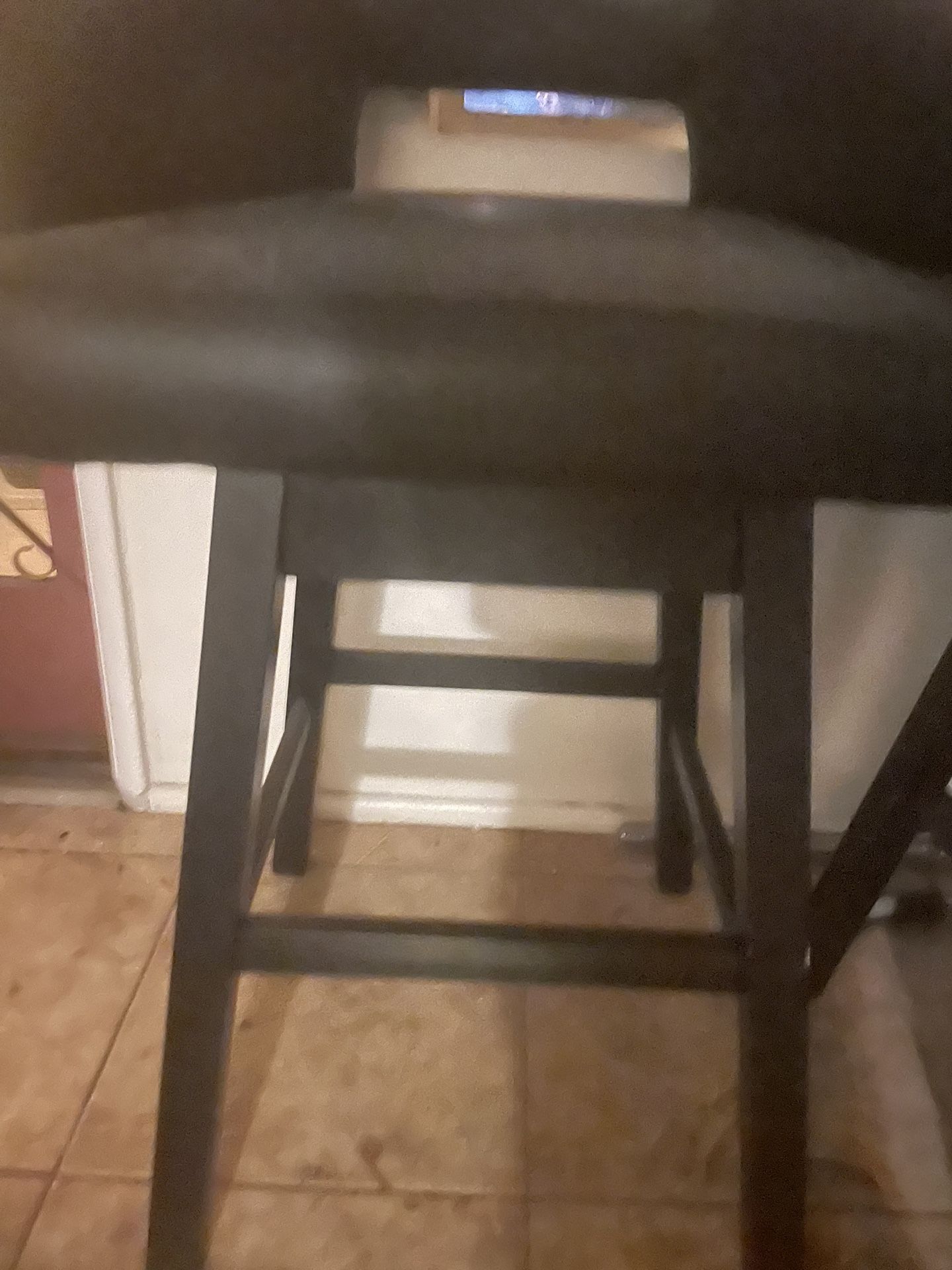 Black Sturdy Bar Stools