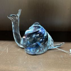 Alessandro Moretti Murano Signed Art glass Snai