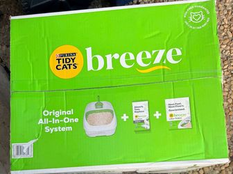 Tidy, cats breeze litter, made easy