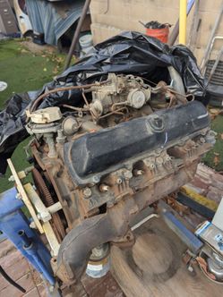 403 motor. Con plate  from 77 Pontiac fire