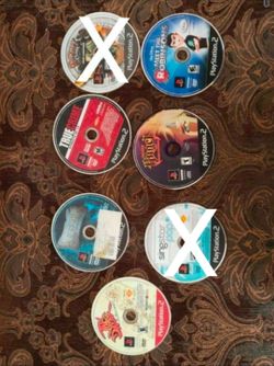 X6 Playstation 2 Games
