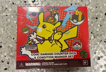 Pokemon world championship 2026 -San Francisco Exclusive King Pikachu Coin/Dice/Markers Set
