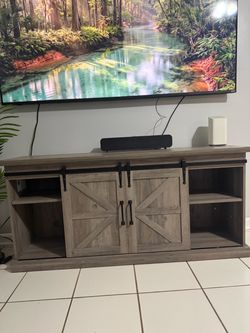 Barn style tv stand obo