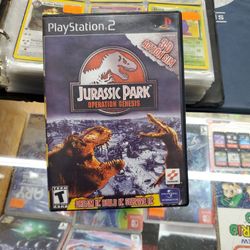 Jurassic Park Operation Genesis Ps2 No Manual 