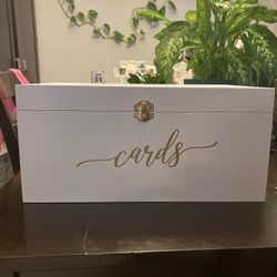 Wooden Gift Card Box For Wedding Or Party Events