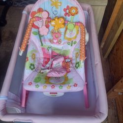 Baby Crib And  Swing Item 