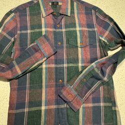 J.Crew Men’s Small Slim Fit Long Sleeve Plaid Shirt Fall Button-Down NWOT