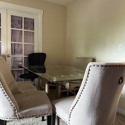 Glass Table set