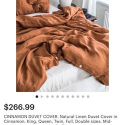 Linen duvet Cover