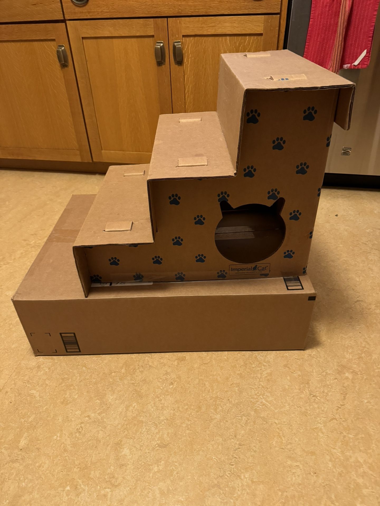 Cardboard Pet Steps