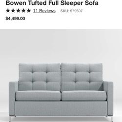 Bowen Tufted Full Sleeper Sofa