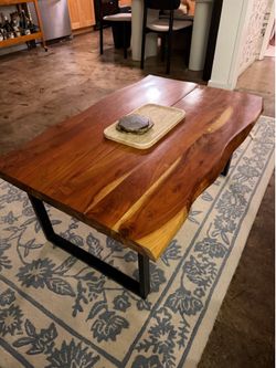 100% wood MCM Style coffee table