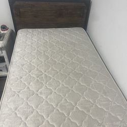 Twin Bed Frame , Box Spring And Mattress