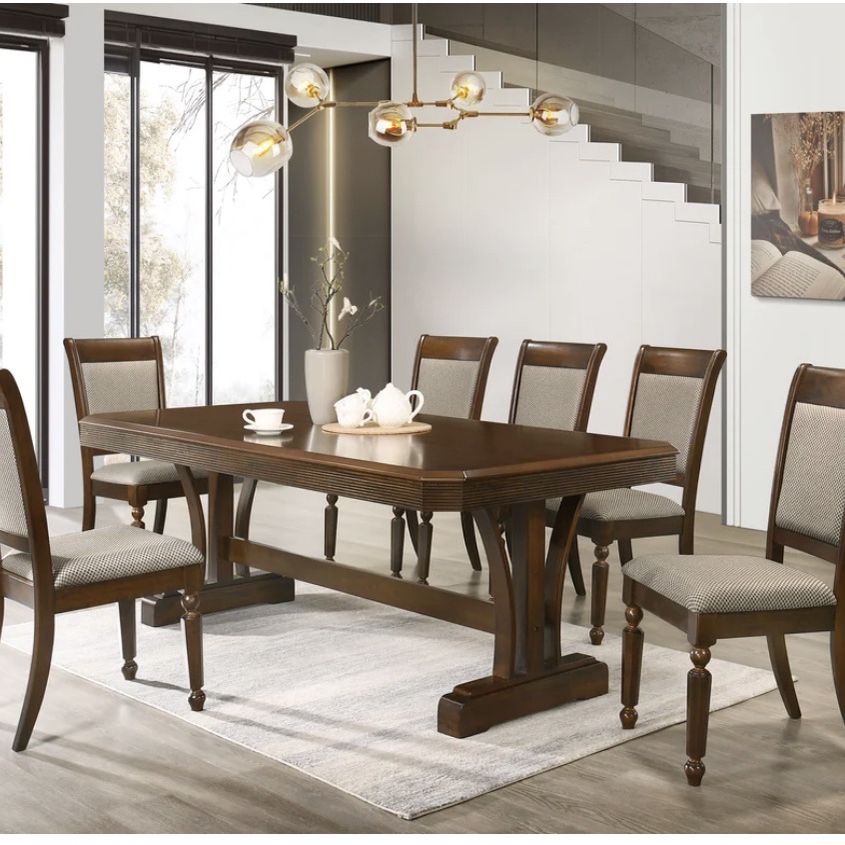 7 Piece Contemporary Style Dining Set