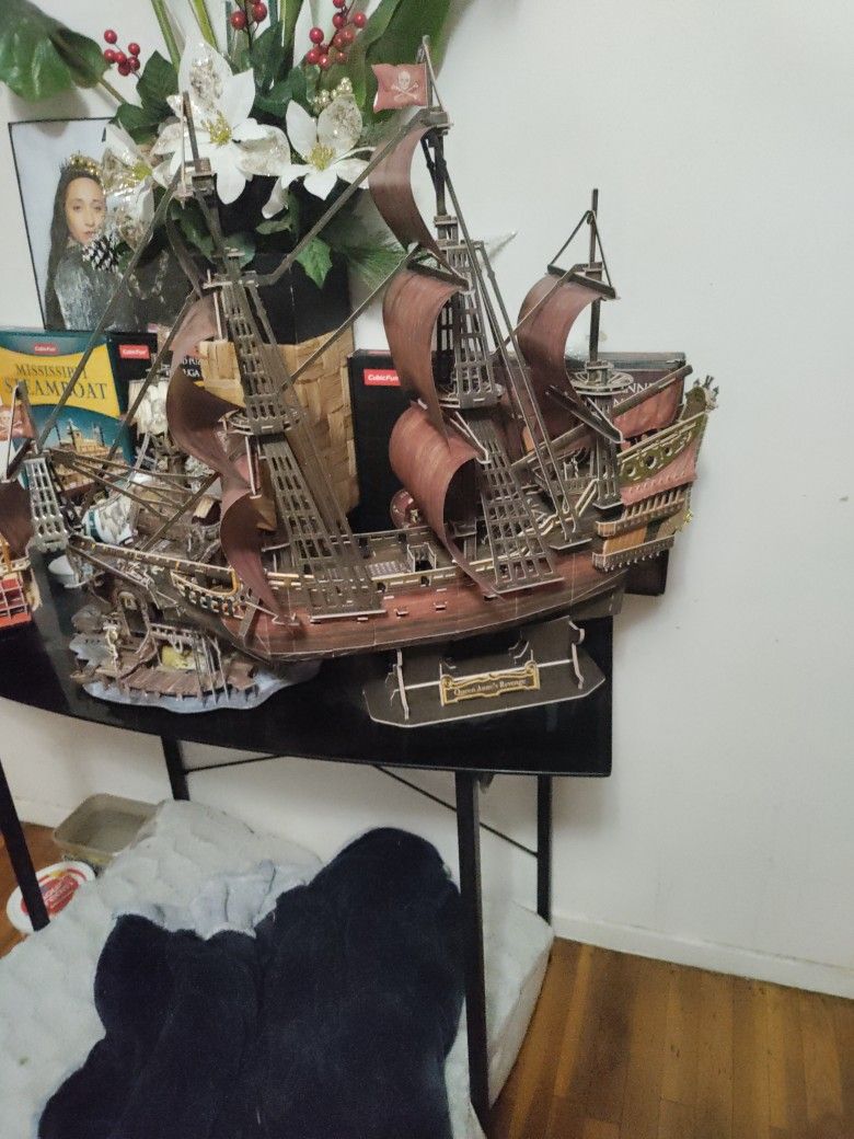 Pirate Ship Puzzles Already Assembled