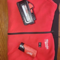 Milwaukee Tool Heated Hoodie/ Battery