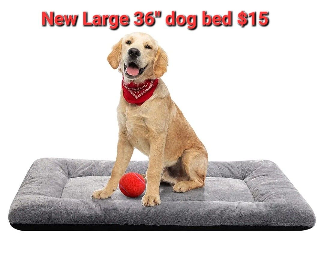 New IN Box! L'xl Dog Crate 2 Doors With Tray Up To 70lbs Folding Puppy Dog Kennel Animal Cage Add A Bed For $15