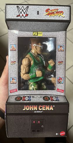 WWE Street Fighter Elite Collection Series 2 John Cena Guile New 2026 Exclusive 