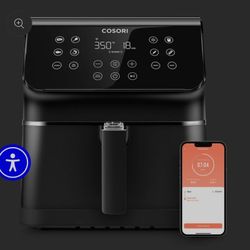 COSORI 12-in-1 Air Fryer with Cookbook(100 Recipes) XL 5.8QT 1700-Watt Air Fryer Oven (Black)-New, 12.65 in