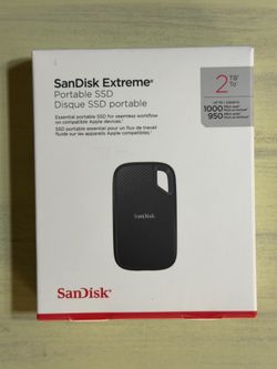 SanDisk Extreme 2tb Portable SSD