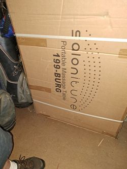 Massage Table Burgundy Never Used