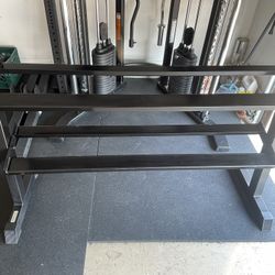 Dumbbell Rack Holds 5-50lb 
