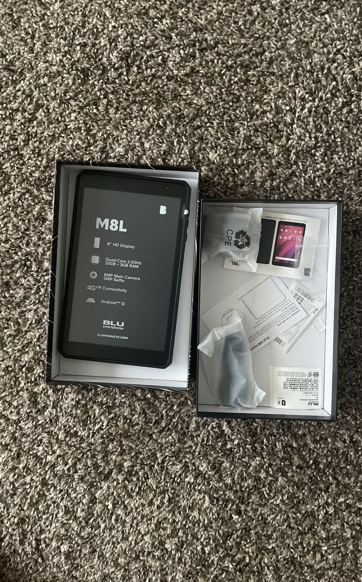 BLU M8L Android Tablet