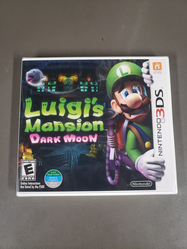 Luigi's Mansion Dark Moon For 3DS (New, Sealed)
