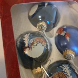 40 Antique christmas tree  Ball Ornament 
