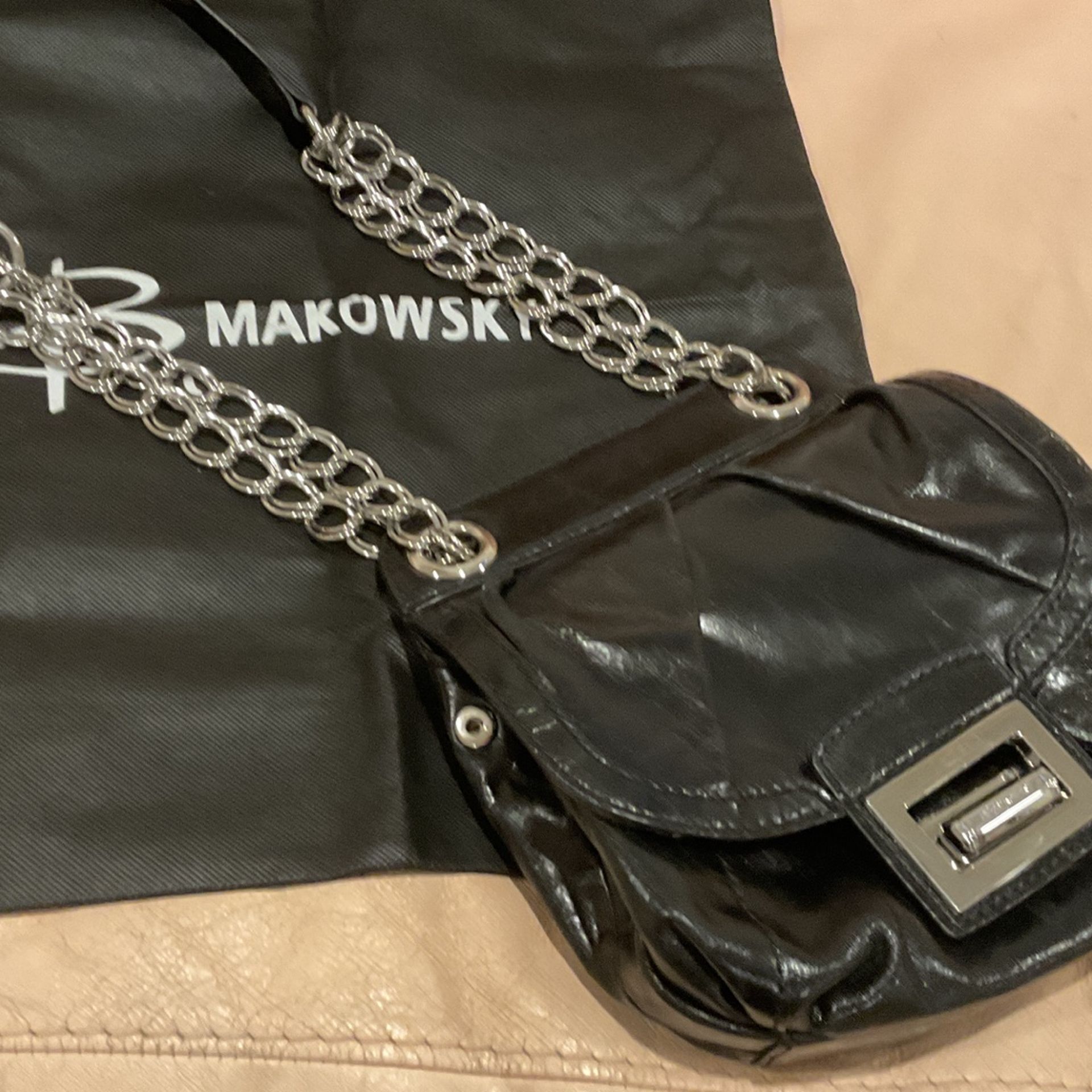 B Makowsky Crossbody Purse