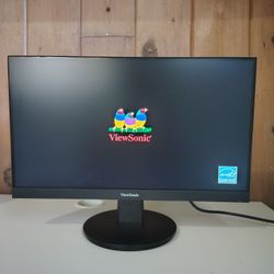 2 ViewSonic VA2247-MH 22 Inch Full HD 1080p Monitor with 100Hz, FreeSync, Ultra-Thin Bezel, Eye Care, HDMI, VGA Inputs for Home and Office