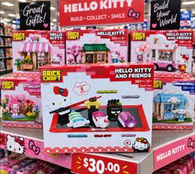 Hello Kitty & Friends BrickCraft Sushi Bar Building Set