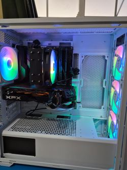 White & TUF Gaming PC | Ryzen 7 3700X + RX 590 8GB | 16GB RAM / 512GB NVMe WiFi 6