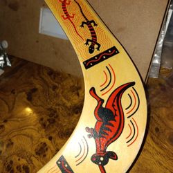 Australian Theme Wooden Kids Boomerang 