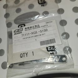 Brand New Mugen Authentic Bumper/ Lip Badge 