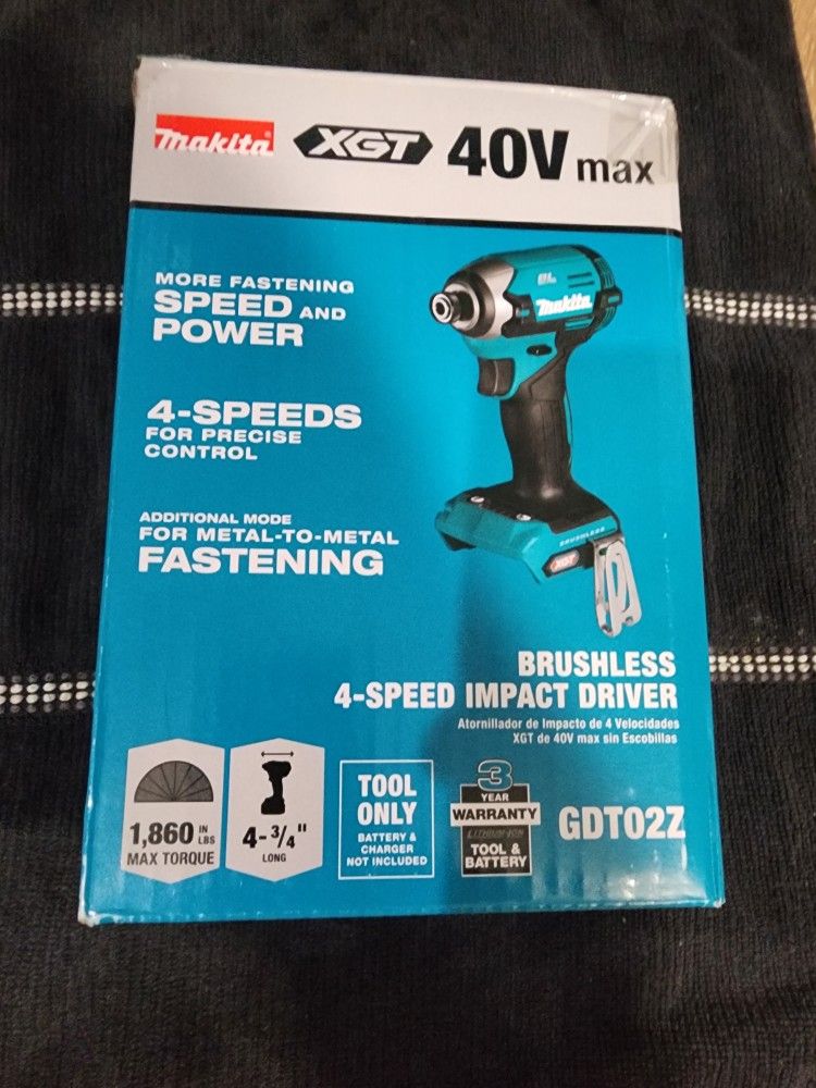 Makita Xgt 40v Impact Driver 