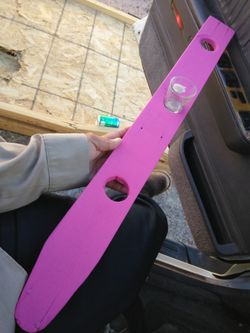Shot Ski ... For shot glasses ..made with pallets .. $10 plain wood color $15 painted