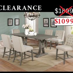 Dining Table Set - Table & Chairs