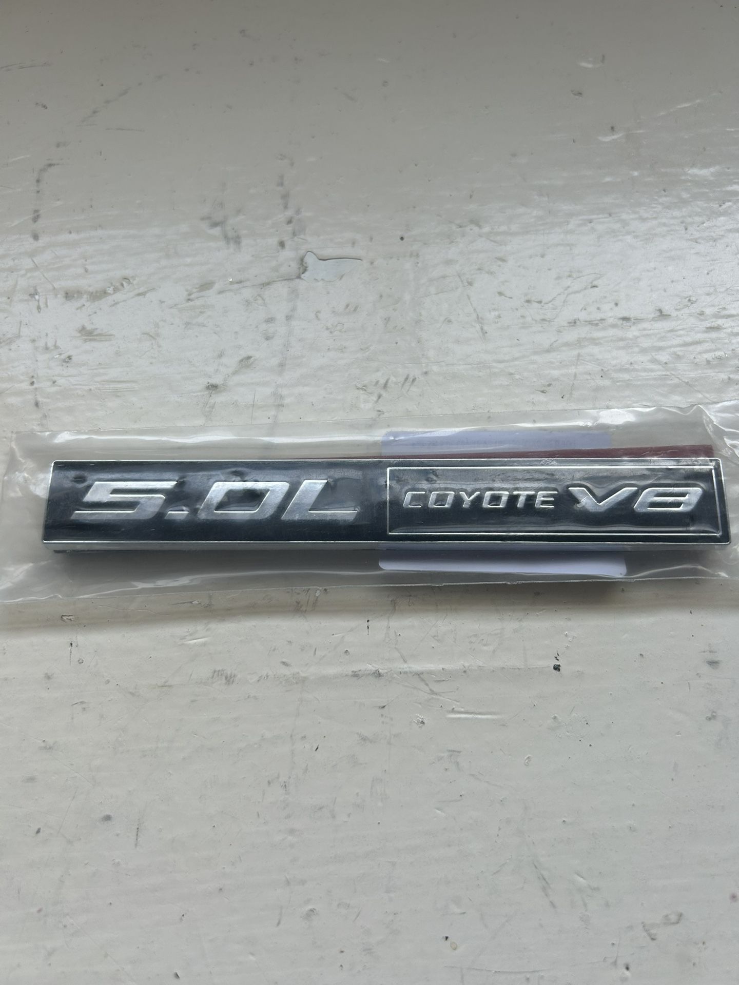 2 Pack 5.0L Coyote V8 Emblems Badge